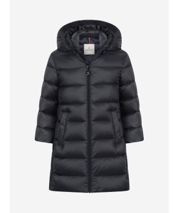 Moncler Baby Girls Navy Down Padded Majeure Coat Les magasins à Paris et en Île-de-France