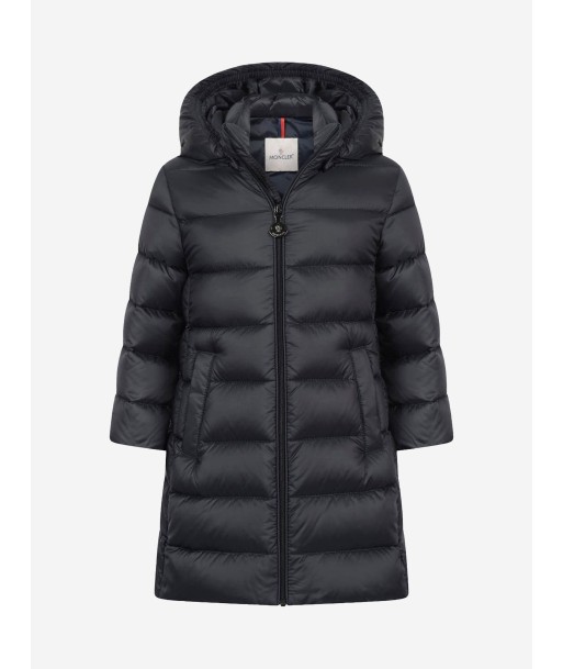 Moncler Baby Girls Navy Down Padded Majeure Coat Les magasins à Paris et en Île-de-France