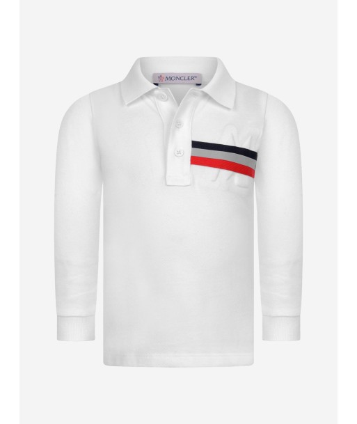 Moncler Enfant Moncler Baby Boys Cotton Long Sleeve Polo Top d'Europe débarque