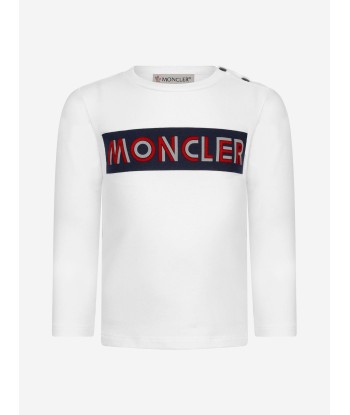 Moncler Enfant Moncler Baby Boys Cotton Long Sleeve T-Shirt pas cher chine