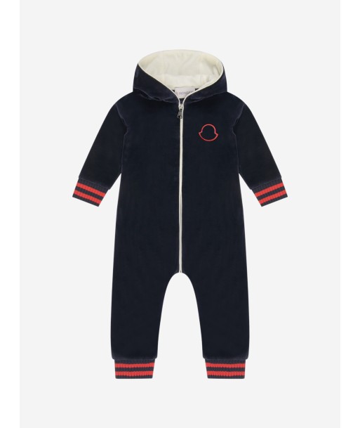 Moncler Enfant Moncler Baby Boys Navy Cotton Onesie Découvrez la collection