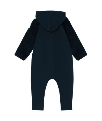 Moncler Baby Boys Navy Cotton Logo Romper Le MVP de beaucoup