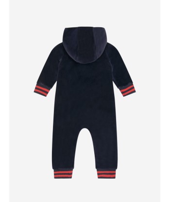 Moncler Enfant Moncler Baby Boys Navy Cotton Onesie Découvrez la collection