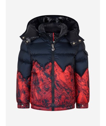 Moncler Enfant Moncler Boys Down Padded Vent à prix réduit toute l'année