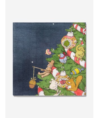 Atelier Choux Baby Christmas Eve Swaddle in Blue Amélioration de cerveau avec