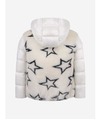 Moncler Girls Charcoal Stars Jacquard Lady Jacket la chaussure