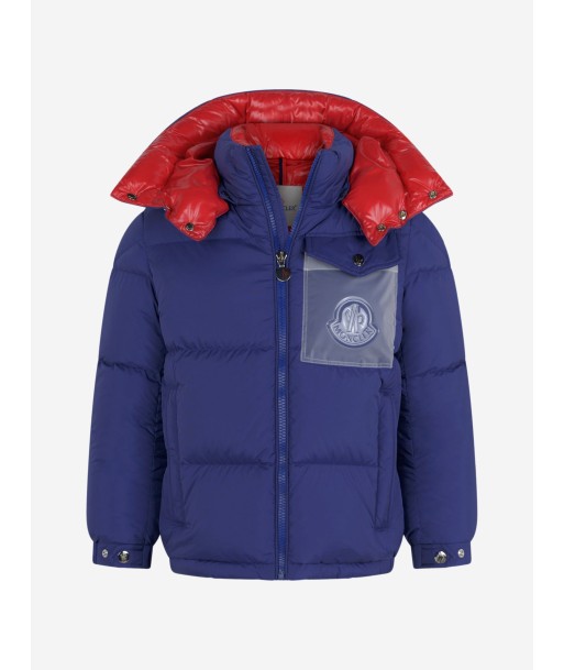 Moncler Boys Navy Down Padded Basil Jacket suggérées chez