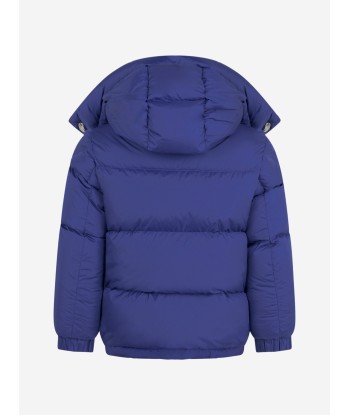 Moncler Boys Navy Down Padded Basil Jacket suggérées chez