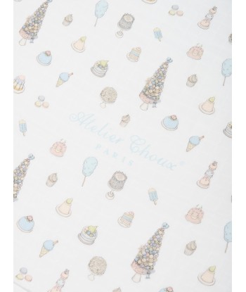 Atelier Choux Baby Boys Sweetie Pie Swaddle in Blue chez Cornerstreet bien 