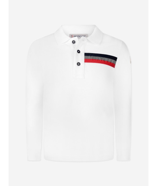 Moncler Enfant Moncler Boys Cotton Long Sleeve Polo Top les ctes