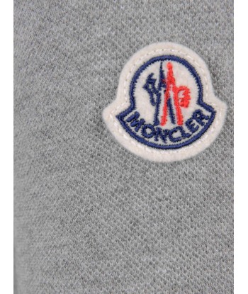 Moncler Enfant Moncler Boys Cotton Long Sleeve Polo Top Découvrez la collection