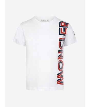 Moncler Enfant Moncler Boys Cotton Jersey Logo T-Shirt chez Cornerstreet bien 