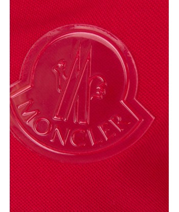 Moncler Enfant Moncler Boys Cotton Pique Long Sleeve Polo Top online