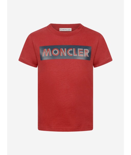 Moncler Enfant Moncler Boys Cotton Logo T-Shirt la chaussure