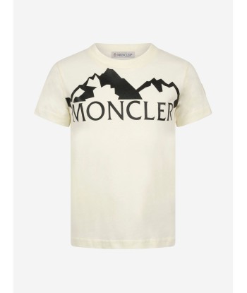 Moncler Enfant Moncler Boys Cotton Logo T-Shirt soldes