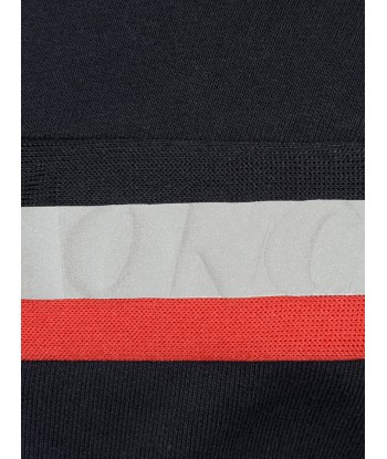 Moncler Boys Navy Cotton Zip Up Top prix pour 