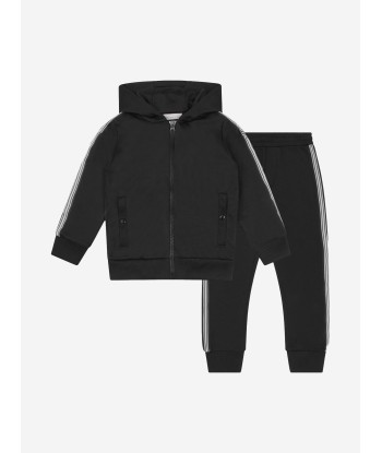 Moncler Boys Logo Trim Tracksuit la livraison gratuite