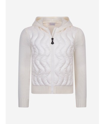 Moncler Girls Wool Zip Up Top livraison et retour toujours gratuits