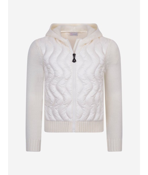 Moncler Girls Wool Zip Up Top livraison et retour toujours gratuits