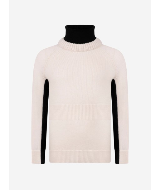 Moncler Grenoble Girls Wool Turtleneck Jumper est présent 