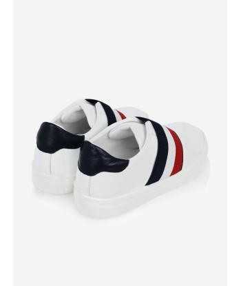 Moncler Enfant Moncler Leather Slip On Shoes shop