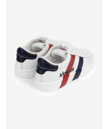 Moncler Enfant Moncler Leather Branded Trainers 50% de réduction en Octobre 2024