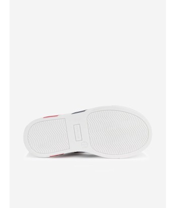 Moncler Enfant Moncler Leather Branded Trainers Dans la société mordern