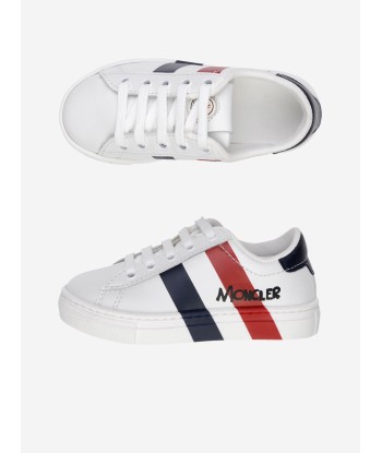 Moncler Enfant Moncler Leather Branded Trainers 50% de réduction en Octobre 2024