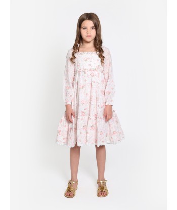 Needle & Thread Girls Vintage Ditsy Cotton Ruffle Dress in White suggérées chez