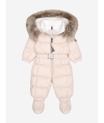 Moncler Enfant Baby Girls Pale Down Padded New Jean Snowsuit l'évolution des habitudes 