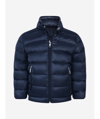 Moncler Enfant Baby Jacket - Acorus Blue Down Padded Jacket Découvrez la collection