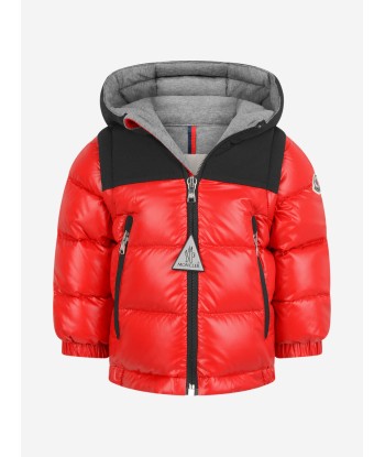 Moncler Enfant Baby Boys Down Padded Roubaix Jacket pas cheres