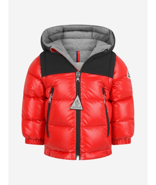 Moncler Enfant Baby Boys Down Padded Roubaix Jacket pas cheres