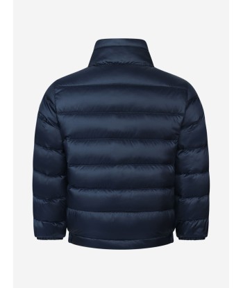 Moncler Enfant Baby Jacket - Acorus Blue Down Padded Jacket Découvrez la collection