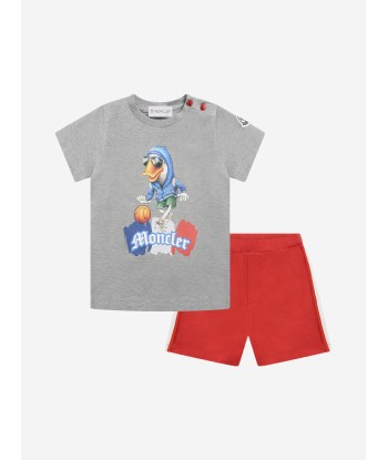 Moncler Enfant Baby Boys Top & Red Shorts Set votre