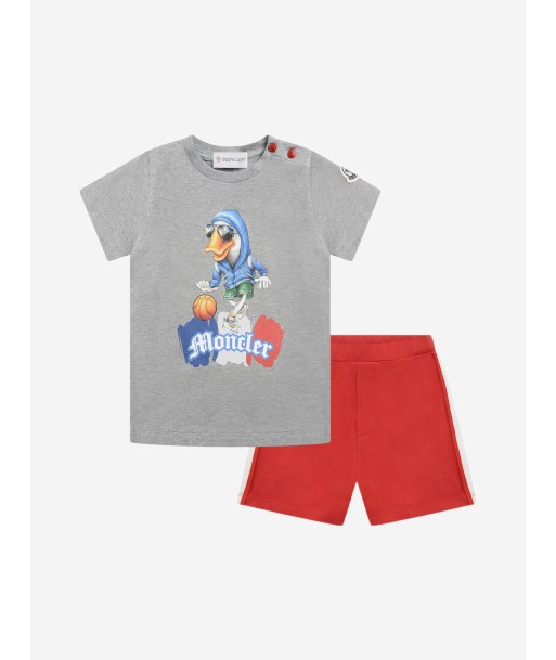 Moncler Enfant Baby Boys Top & Red Shorts Set votre