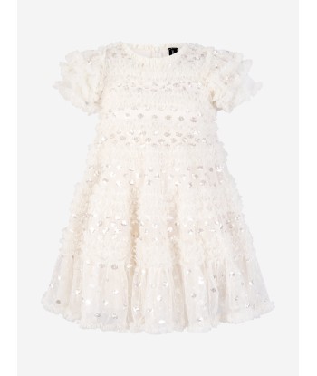 Needle & Thread Girls Vivian Dress in Cream du meilleur 