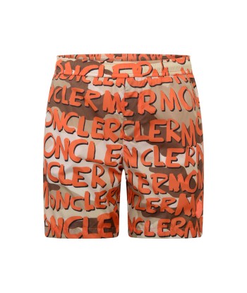 Moncler Enfant Boys Logo Print Swim Shorts les ligaments