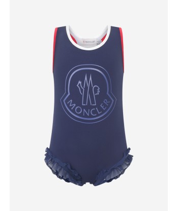 Moncler Enfant Girls Blue Swimsuit du meilleur 