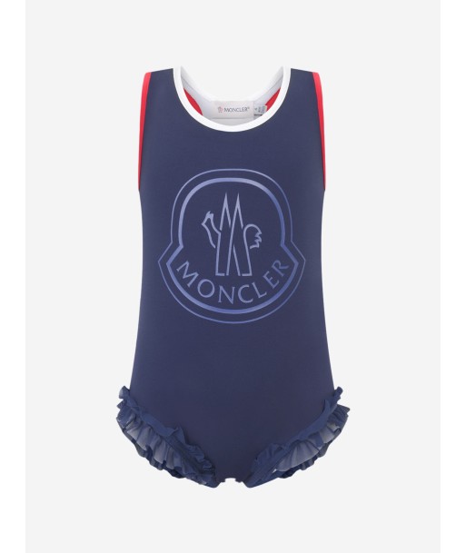 Moncler Enfant Girls Blue Swimsuit du meilleur 