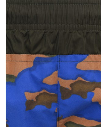 Moncler Enfant Boys Camouflage Print Swim Shorts rembourrage situé sous