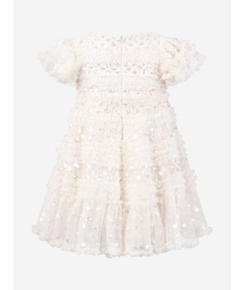 Needle & Thread Girls Vivian Dress in Cream du meilleur 