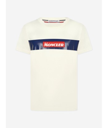 Moncler Enfant Boys Cotton Jersey Logo Top l'évolution des habitudes 