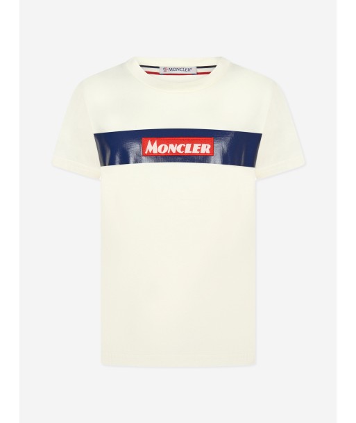 Moncler Enfant Boys Cotton Jersey Logo Top l'évolution des habitudes 