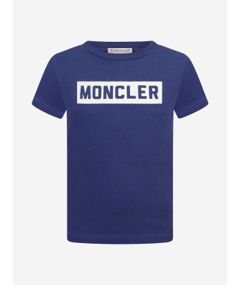 Moncler Enfant Boys Logo Jersey Top Paris Déstockage Promo