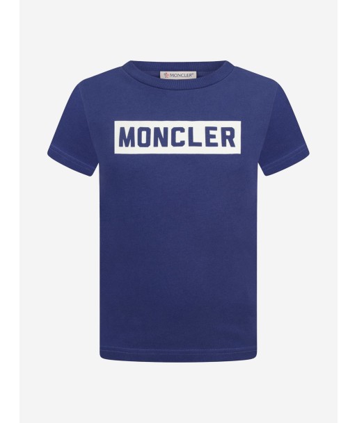 Moncler Enfant Boys Logo Jersey Top Paris Déstockage Promo