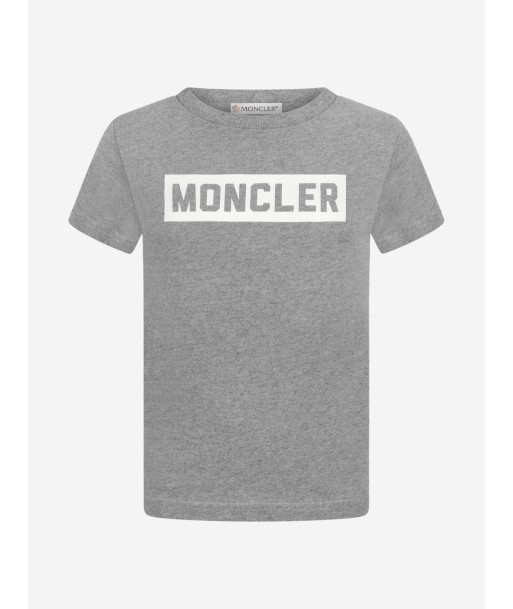 Moncler Enfant Boys Logo Jersey Top en stock