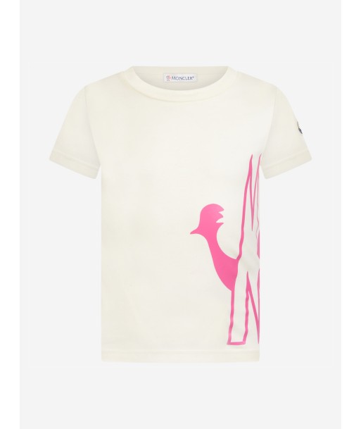 Moncler Enfant Girls Cotton Logo Print Top s'inspire de l'anatomie humaine