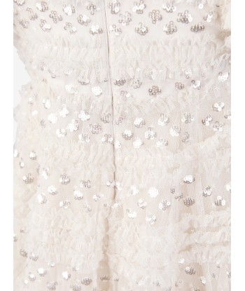 Needle & Thread Girls Vivian Dress in Cream du meilleur 