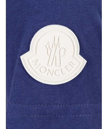 Moncler Enfant Boys Logo Jersey Top Paris Déstockage Promo